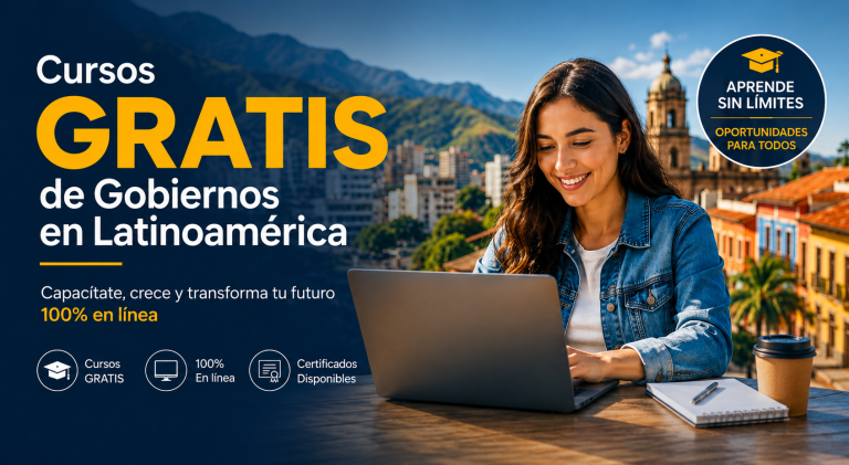 Tu Gobierno está Pagando Cursos con Certificado y el Cupo es Limitado